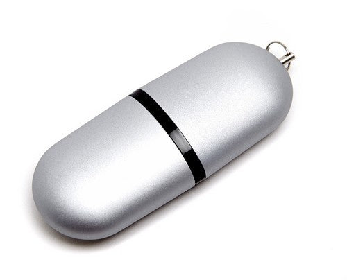 Pebble USB Flash Drive - Silver