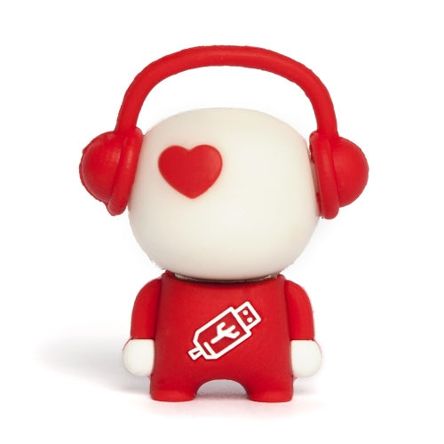 Walker Music Man USB Flash Drive - White/Red