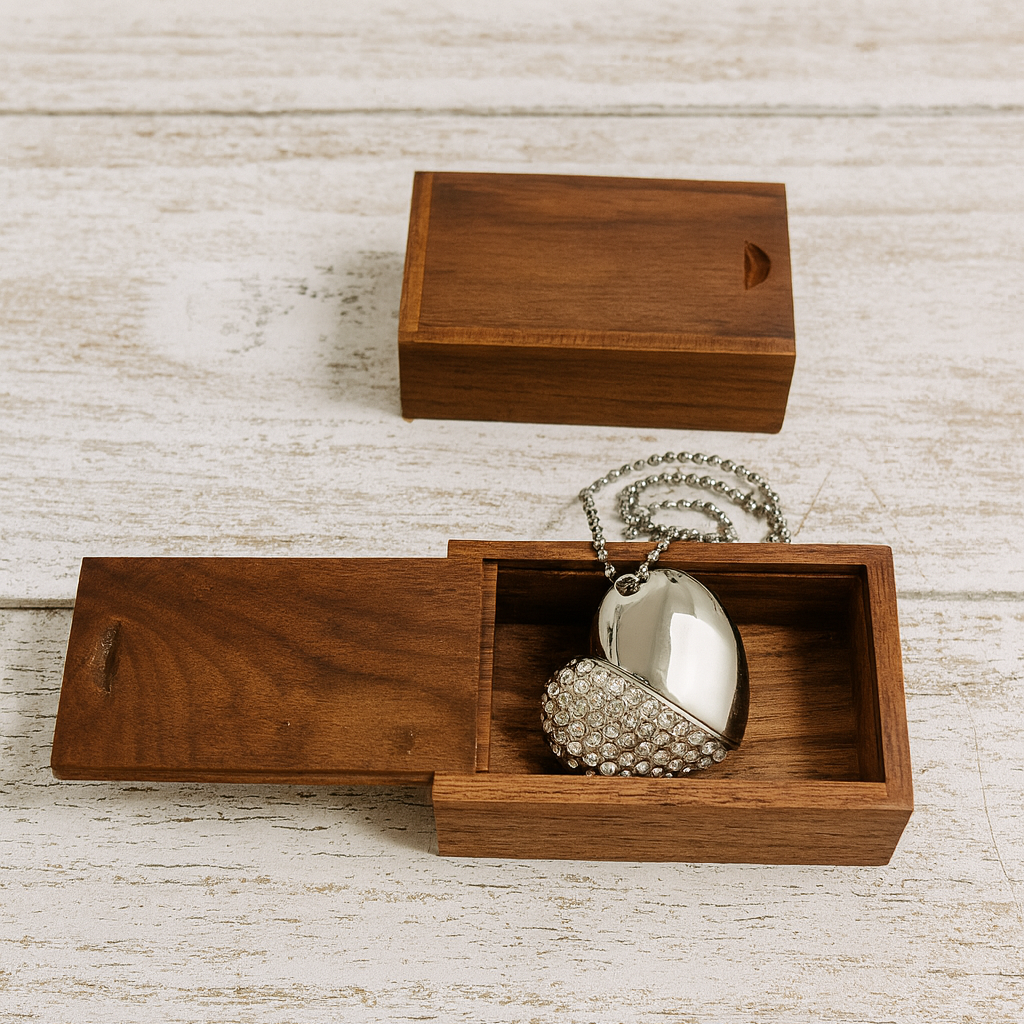 Wooden USB Presentation Box