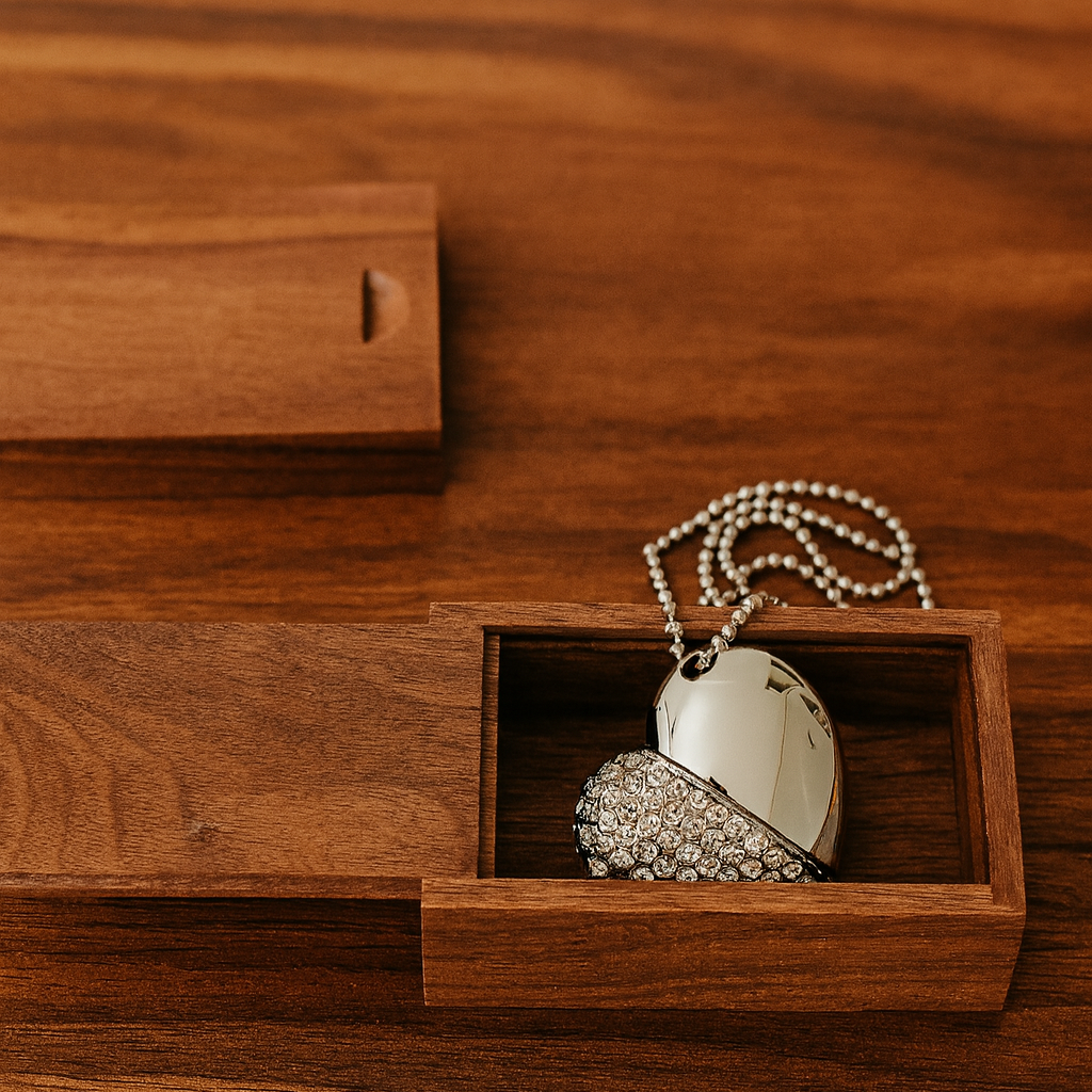 Wooden USB Presentation Box