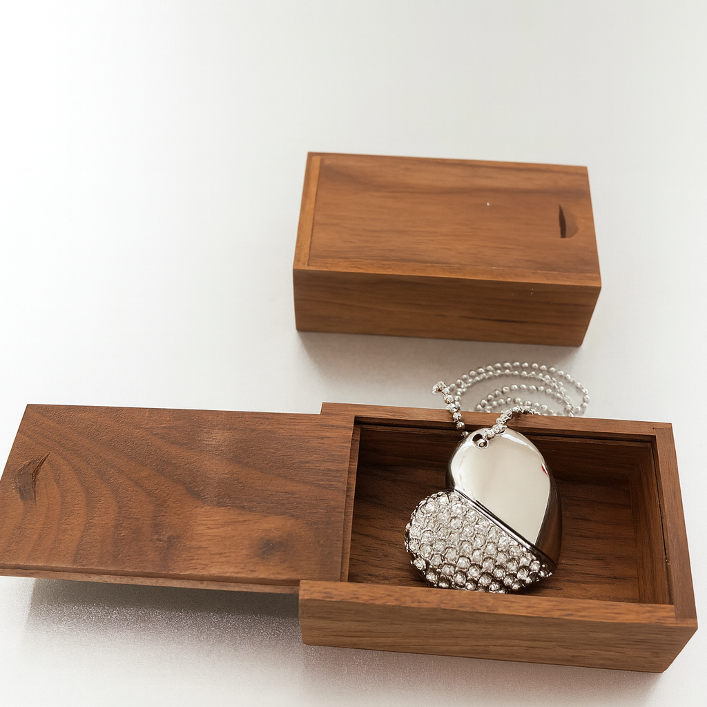 Wooden USB Presentation Box